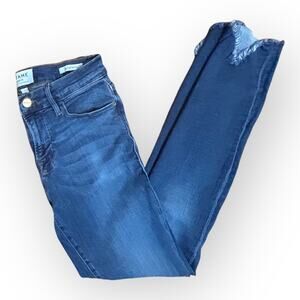 FRAME Denim Le High Skinny Woman’s Jeans Size 26 Raw Hem